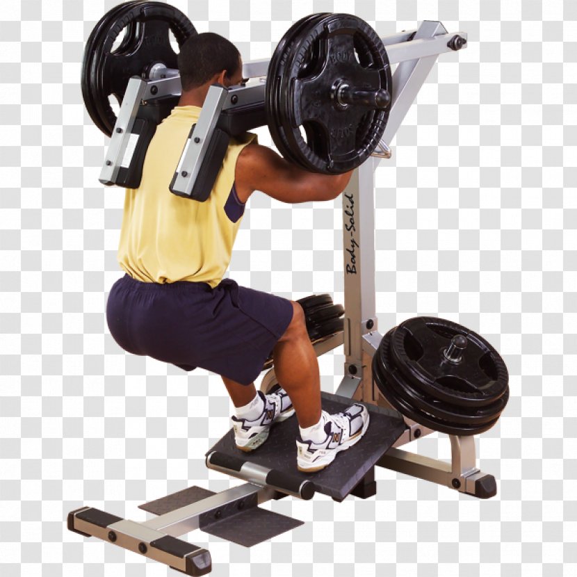 Squat Calf Raises Fitness Centre Machine - Silhouette - Tree Transparent PNG