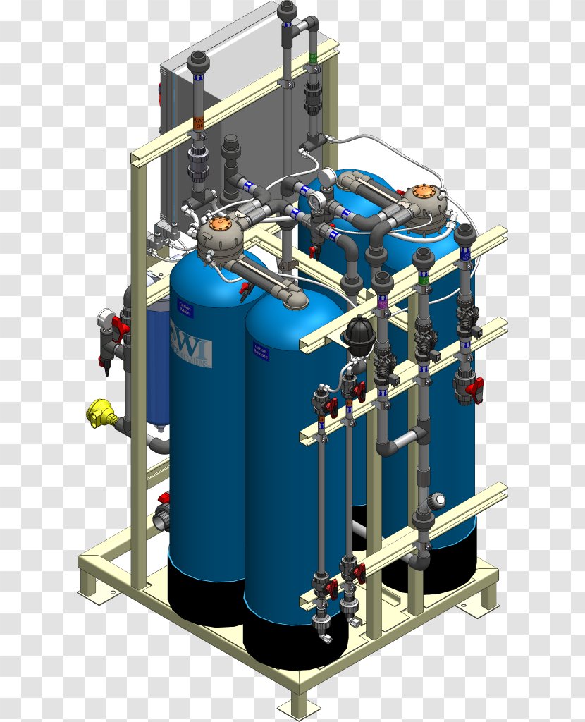System Water Supply Network Capacitive Deionization Purified Drinking - Transformer Transparent PNG