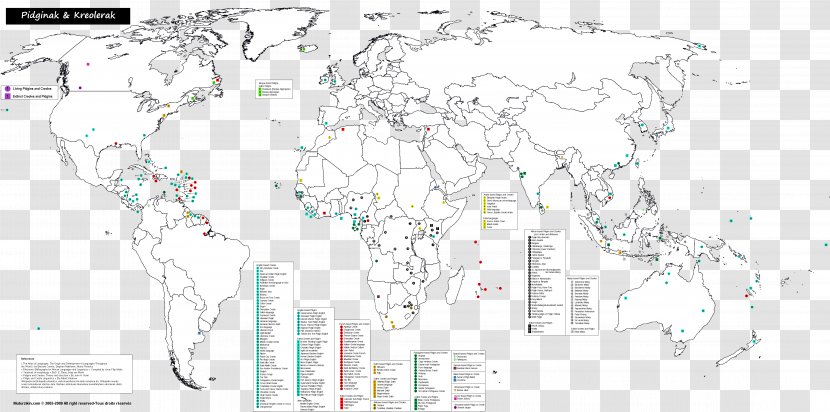 World Map Blank Globe - Mapa Polityczna Transparent PNG