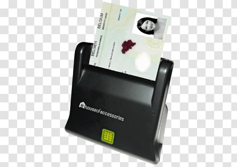 Card Reader Smart Lecteur De Carte Identity Document Electronic Identification - Technology - Fantomas Transparent PNG