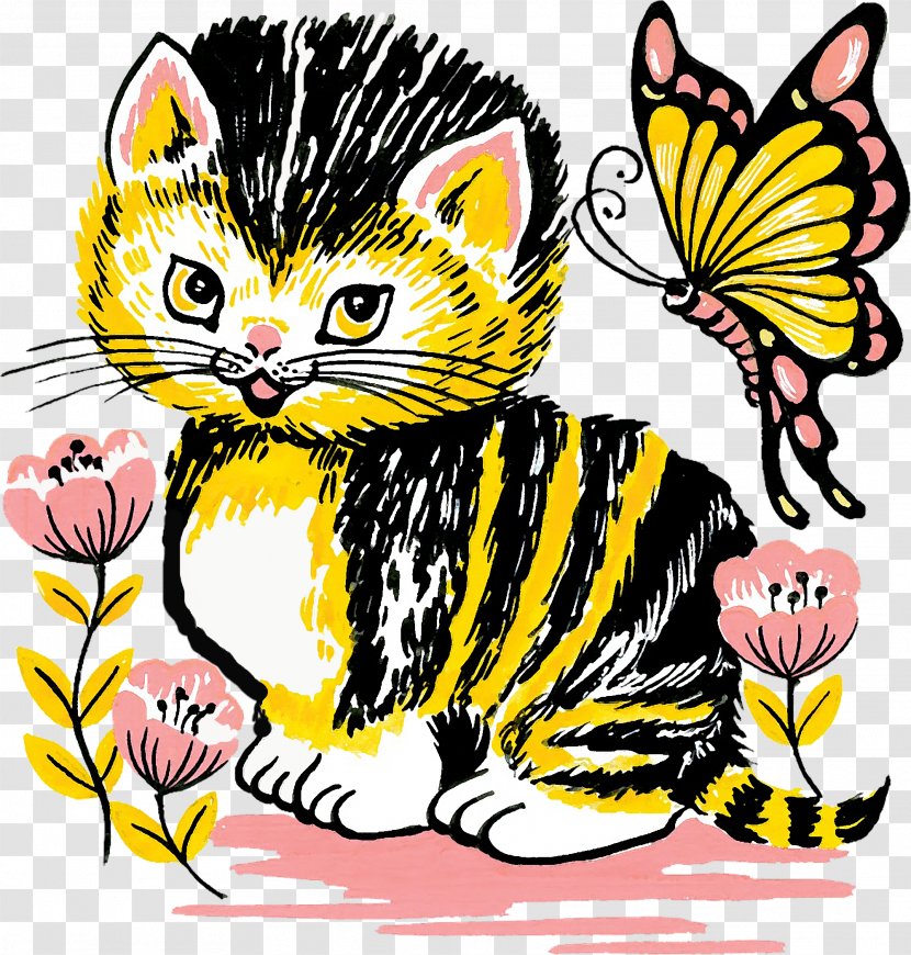Wildcat Kitten - Small To Medium Sized Cats - Hand-paint Transparent PNG