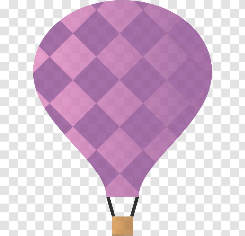 Flight Hot Air Balloon Clip Art - Shades Of Purple Transparent PNG