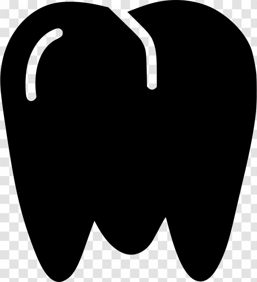 Tooth Decay Human Molar - Silhouette - Medicine Transparent PNG