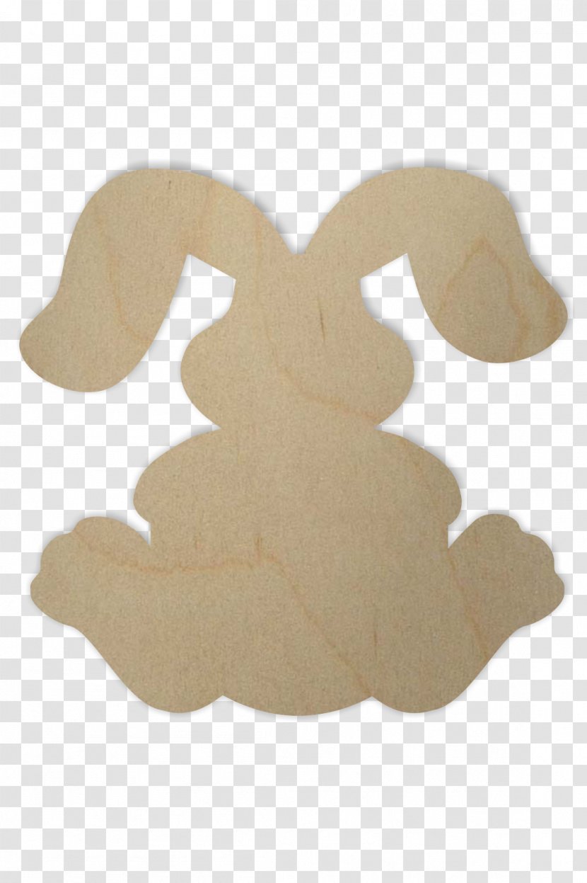 Easter Bunny Rabbit Wood Shape Ear - Egg - Ears Transparent PNG