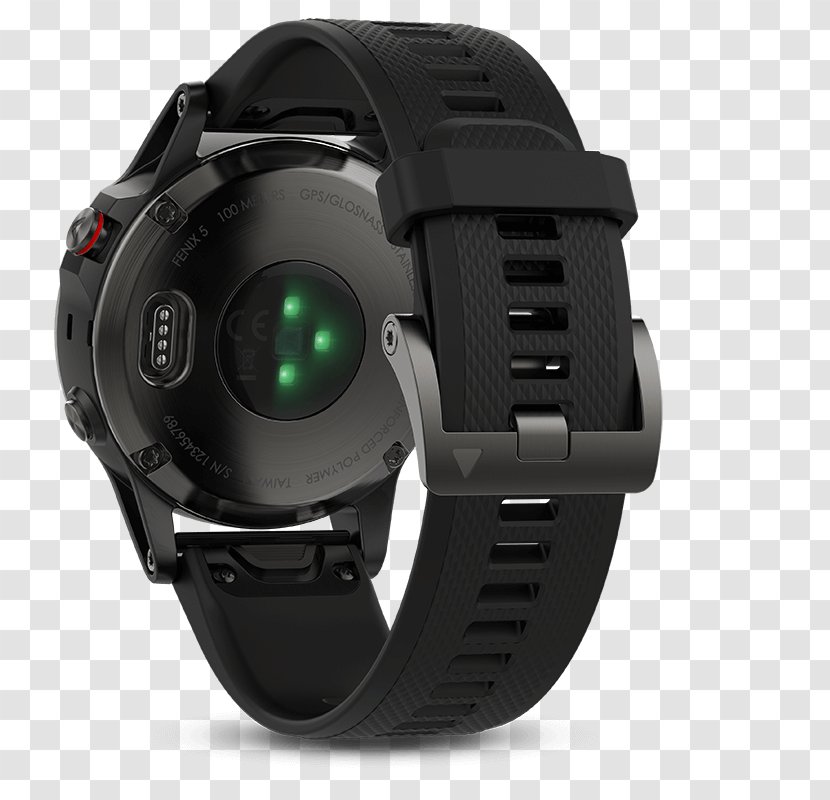 GPS Navigation Systems Garmin Fēnix 5 Sapphire Watch Ltd. - Heart Rate Monitor - Aerob Trening Transparent PNG