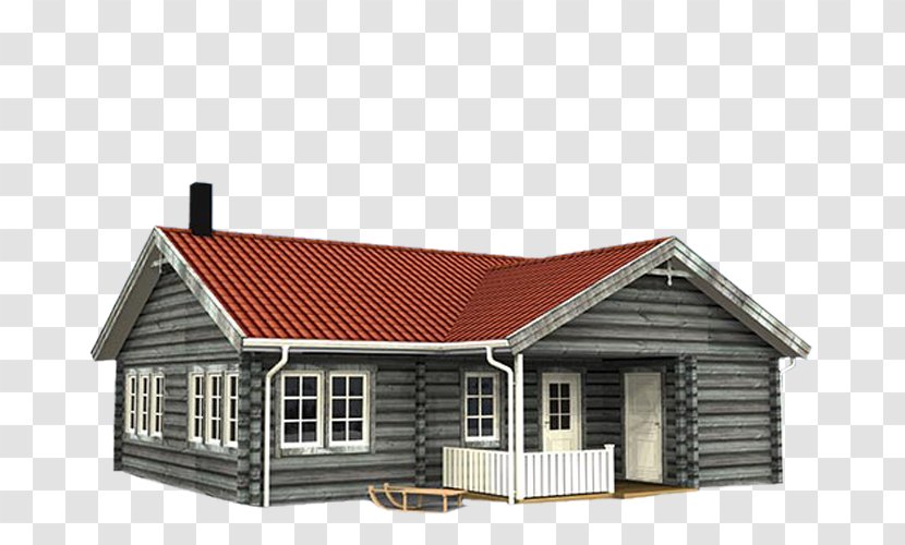 Summer House Log Cabin Cottage Mountain - Fireplace Transparent PNG