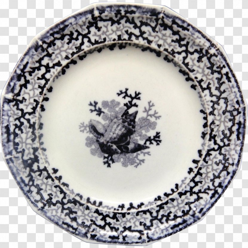 Plate Transferware Pottery Platter Porcelain Transparent PNG