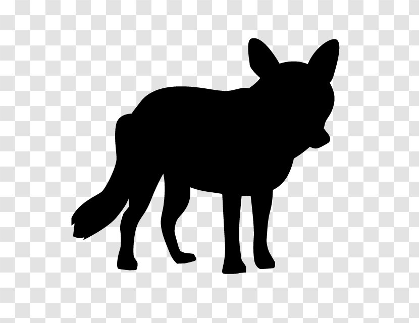 Dog Breed Red Fox Silhouette Clip Art - Carnivoran Transparent PNG