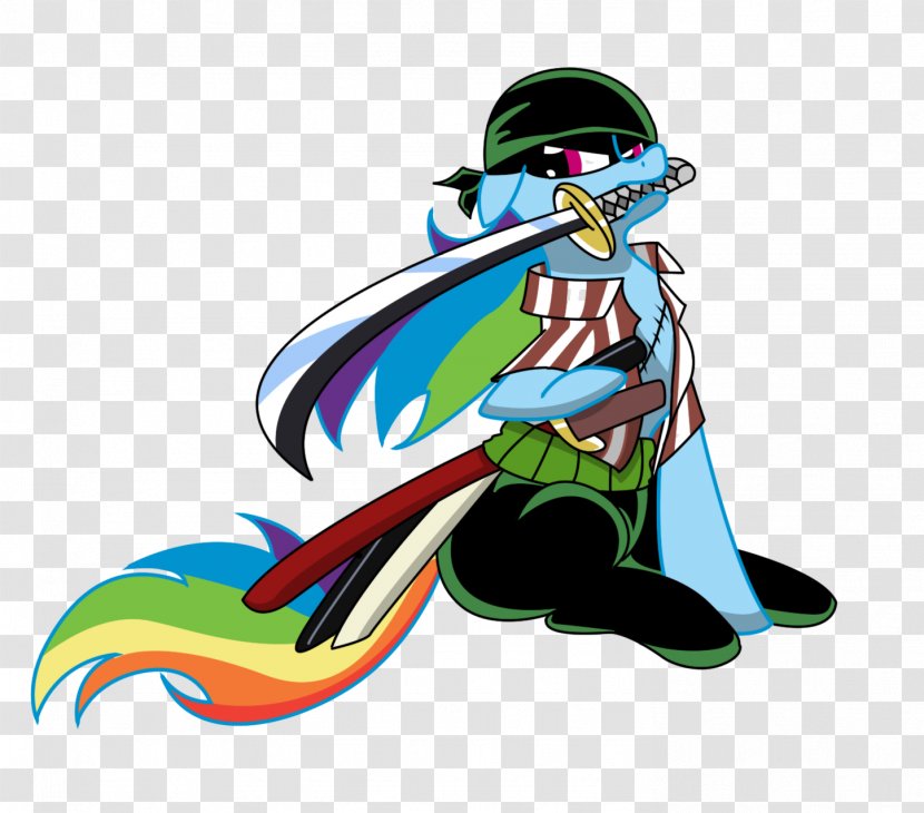 Roronoa Zoro Rainbow Dash Monkey D. Luffy Nami Usopp - Vertebrate - One Piece Transparent PNG