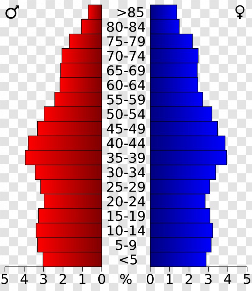 Population Pyramid North Carolina Maryland Ottawa Franklin Transparent PNG