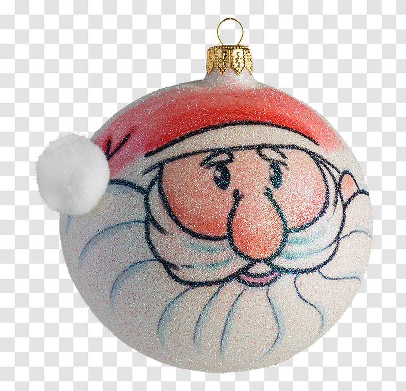 Santa Claus Christmas Ornament Bombka Reindeer - Decoration Transparent PNG