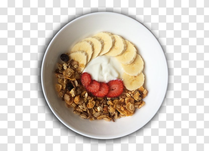 Muesli Breakfast Cereal Parfait Smoothie - Dish Transparent PNG