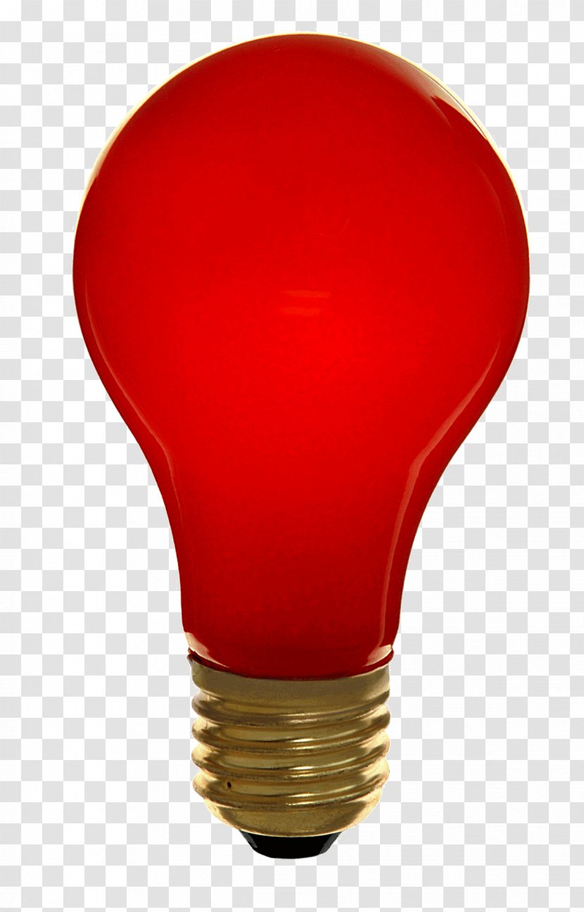 Incandescent Light Bulb Lighting Edison Screw LED Lamp - Room - Red Transparent PNG