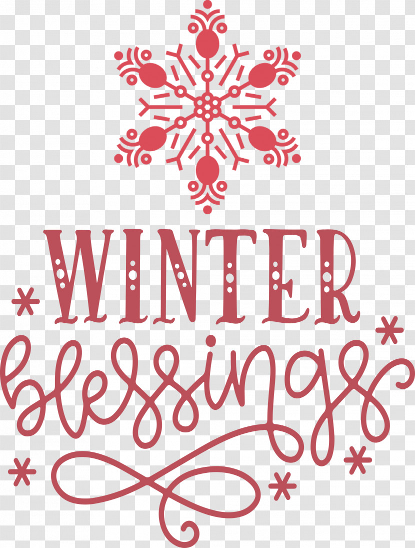 Winter Blessings Transparent PNG