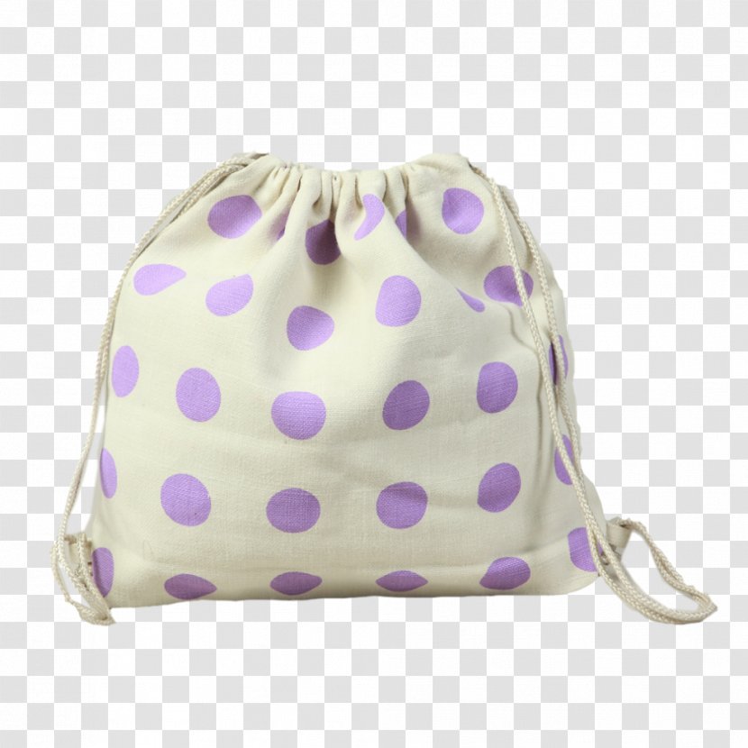Polka Dot Handbag - Drawstring Bag Transparent PNG