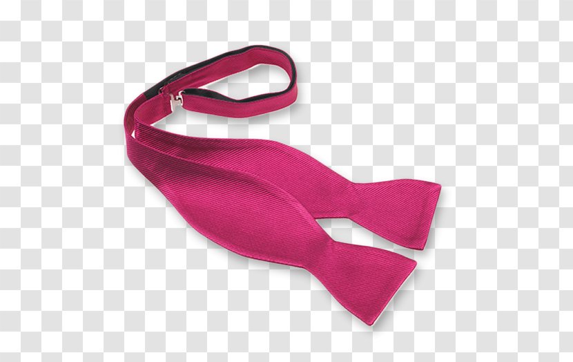 Bow Tie Necktie Silk Einstecktuch Fuchsia - Red Transparent PNG