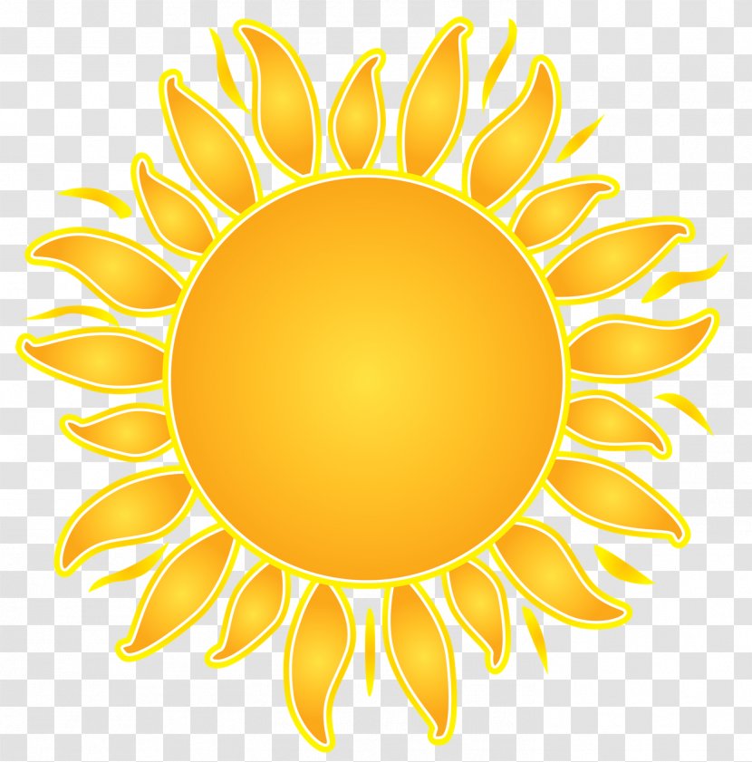 Download Clip Art - Yellow - Sun Transparent PNG