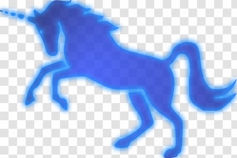 The Hunt Of Unicorn Blue Horn Image Transparent PNG