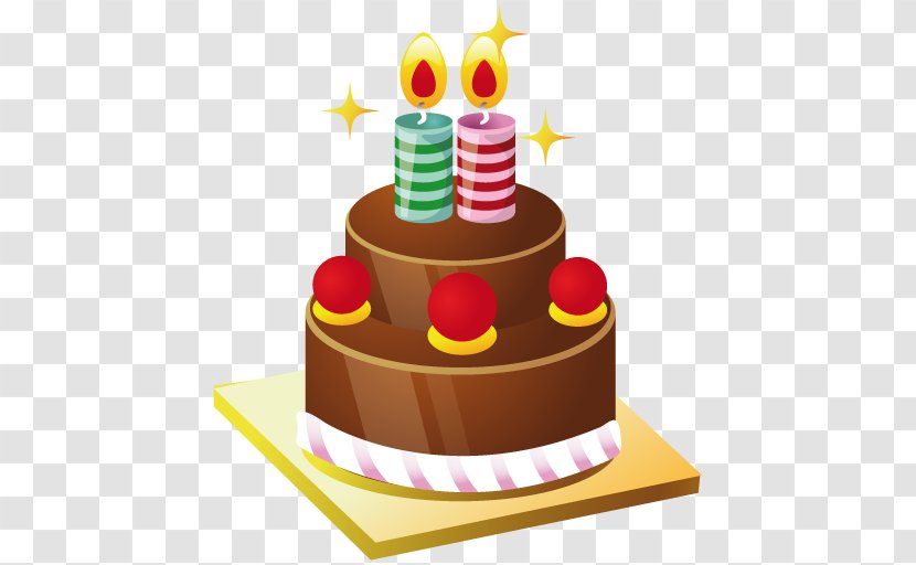 Birthday Cake Tart Cupcake Christmas Wedding - Sugar Paste - Definitely Cliparts Transparent PNG
