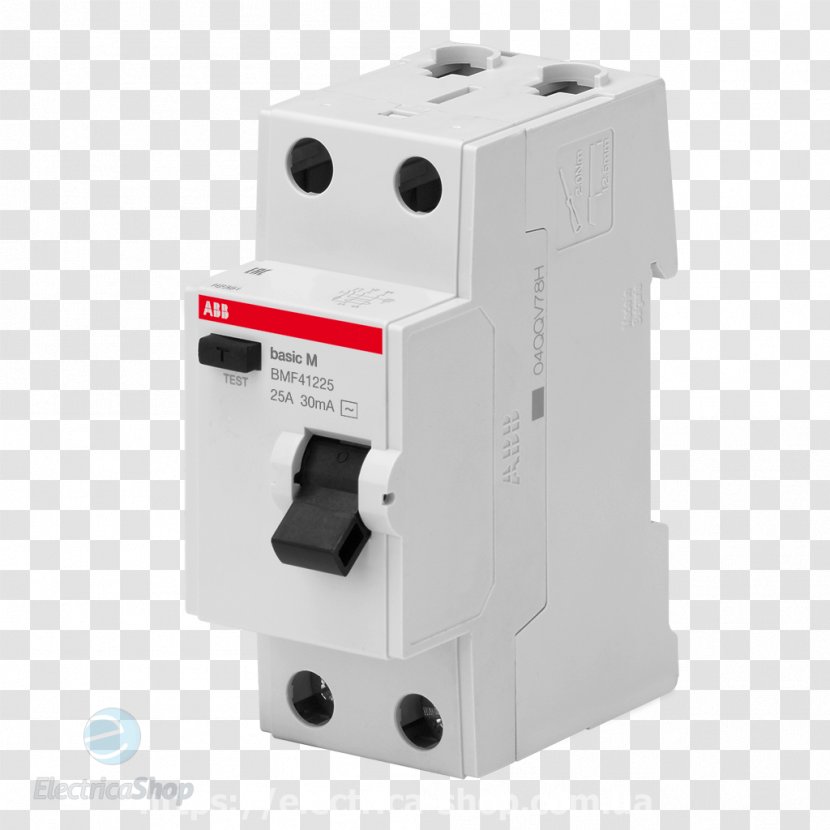 ABB Group Residual-current Device Circuit Breaker УЗО Basic M 2P 40A 30mA тип AC 2CSF602041R1400 25A 2CSF602041R1250 - Abb - Electric Transparent PNG
