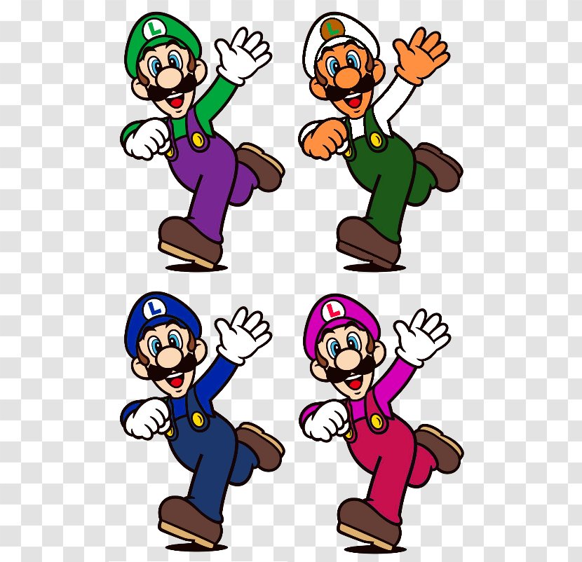 Mario Series Luigi Super Smash Bros. Video Game - Arm Transparent PNG