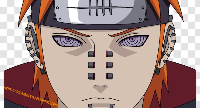 Naruto Pain Clipart Line - Pain Face Naruto Drawing, HD Png Download ,  Transparent Png Image