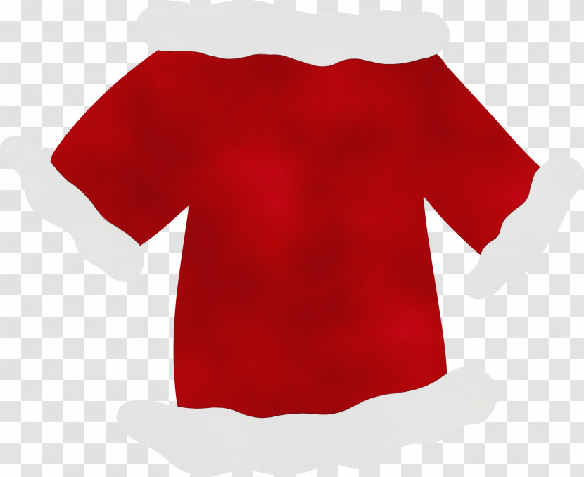 T-shirt Sleeve Red Character Character Created By Transparent PNG