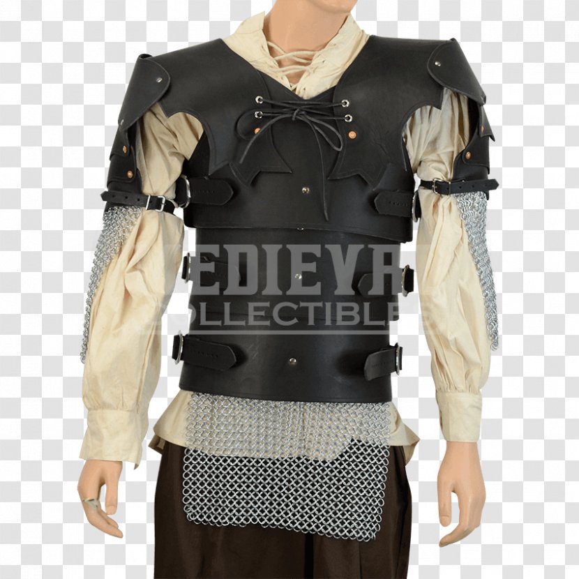 Outerwear Shoulder Jacket Sleeve - Medieval Armor Transparent PNG