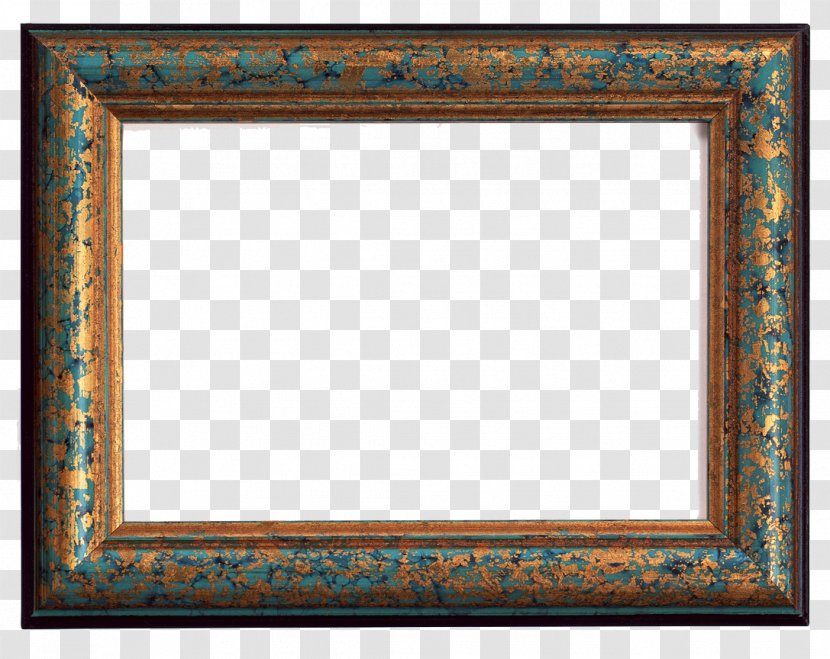 Picture Frames Drawing Painting Photography - Aqua Frame Transparent PNG