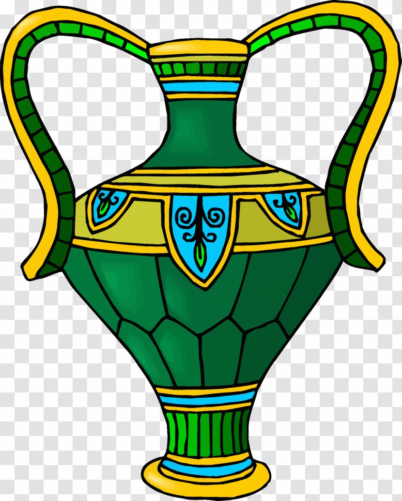 Pottery Vase Clip Art - Green Transparent PNG