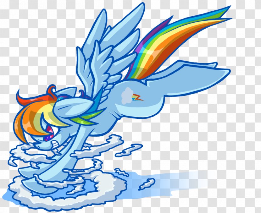 Rainbow Dash Pinkie Pie Rarity Pony Clip Art - Line - Animated Pictures Of Clouds Transparent PNG