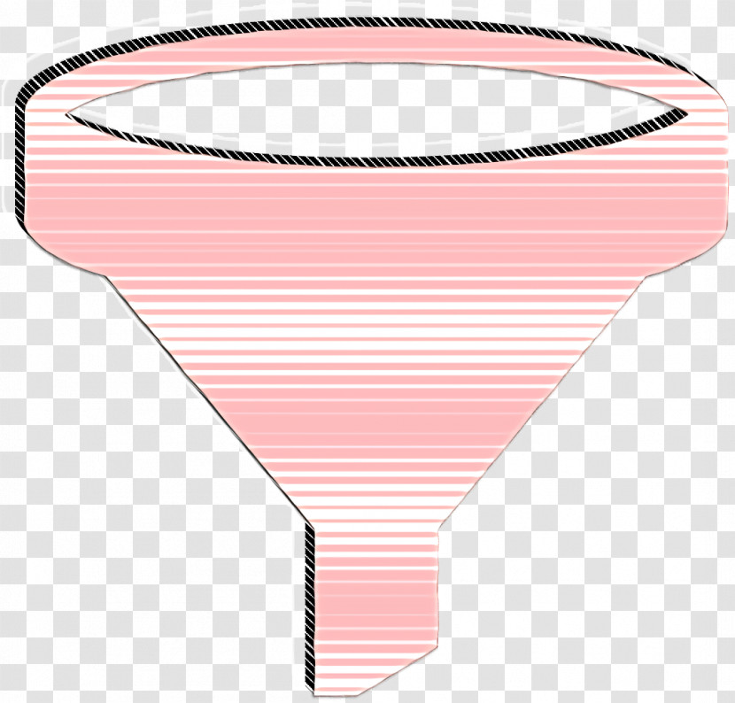 Interface Icon Funnel Black Shape Icon Funnel Icon Transparent PNG