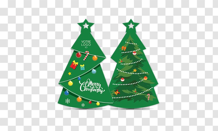 Christmas Tree Paper Ornament Design - Gratis Transparent PNG