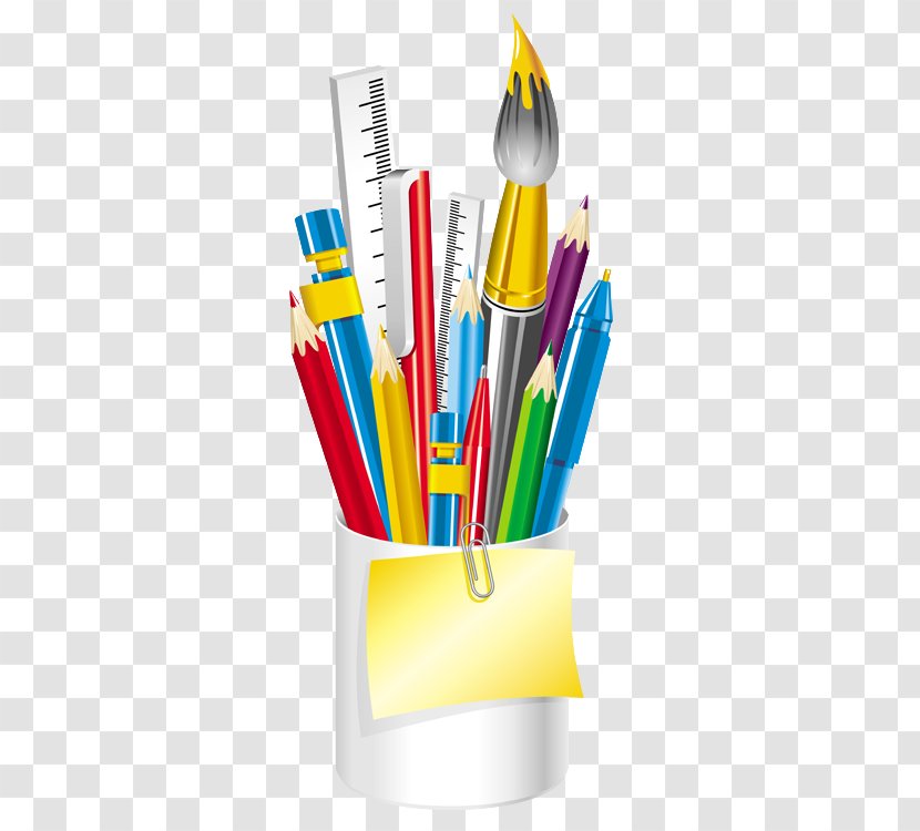 Clip Art Stationery School Pencil - Middle Transparent PNG
