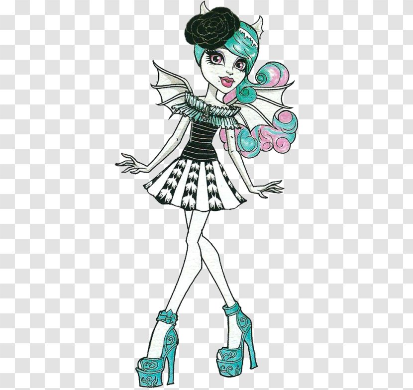 Monster High Spectra Doll OOAK Drawing - Fictional Character - Hairstyle Profiles Transparent PNG