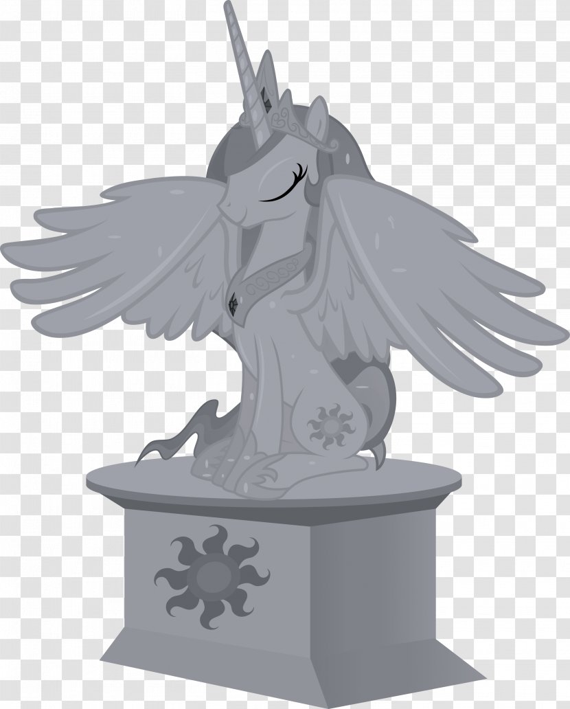 Princess Celestia Pony Statue Winged Unicorn Art Transparent PNG