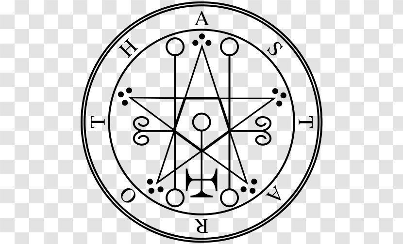Lesser Key Of Solomon Astaroth Sigil Seal - Number - Demon Transparent PNG