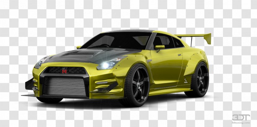 Nissan GT-R Car Automotive Design Motor Vehicle - Coupe - 2010 Transparent PNG