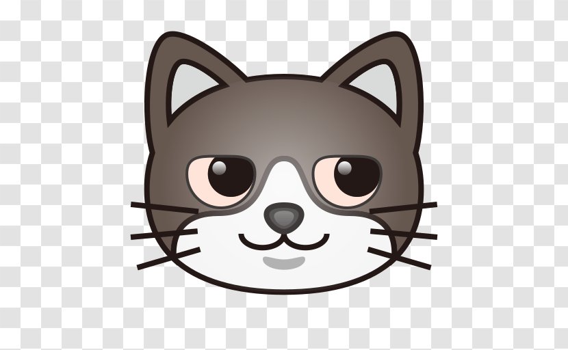 Grumpy Cat Kitten Felidae Emoji - Head Transparent PNG