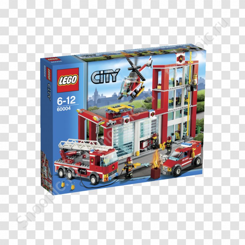 LEGO 60004 City Fire Station Lego 7945 - Toy Transparent PNG