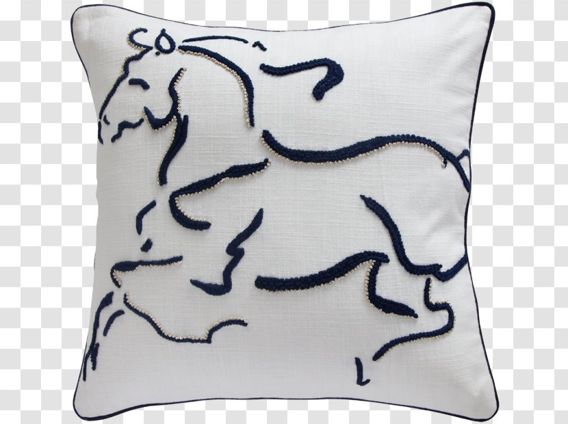 Pillow Rectangle Cushion White - Material - Horse Transparent PNG