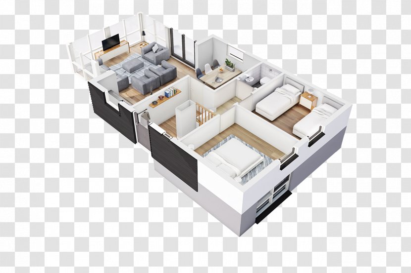 Suitelodges Gooilanden Floor Plan House Invite Vastgoedcommunicatie Interior Design Services - Interieur - Galley Kitchen Ideas Transparent PNG