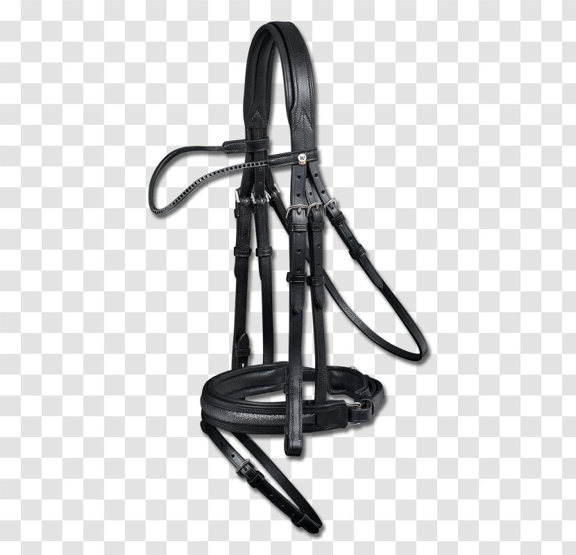 Horse Tack Bridle Equestrian Rein - Leather - Black X Chin Transparent PNG