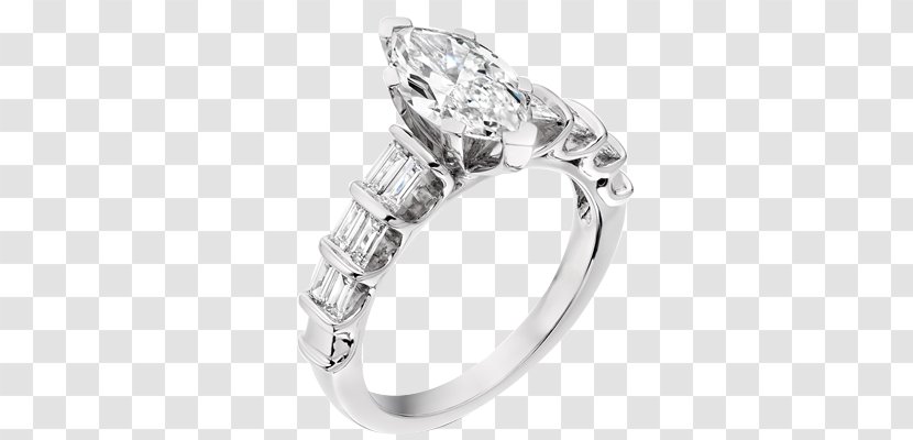 Diamond Cut Wedding Ring Engagement - Emerald Transparent PNG