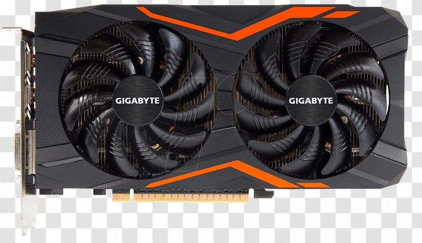 Graphics Cards & Video Adapters NVIDIA GeForce GTX 1050 Ti GDDR5 SDRAM 英伟达精视GTX Gigabyte Technology - Electronics Accessory - Processing Unit Transparent PNG