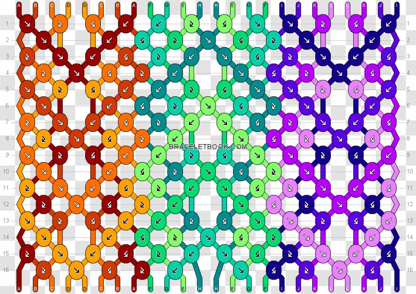 Friendship Bracelet Polka Dot Pattern - Jewellery Transparent PNG