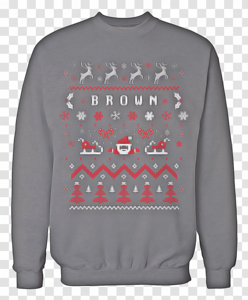 Christmas Jumper Cartoon - Sleeve - Reindeer Grey Transparent PNG