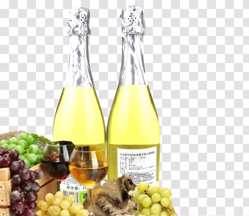 White Wine Champagne Fruit Grape - Grapes Transparent PNG