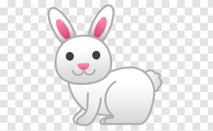 Hare Domestic Rabbit Easter Bunny - Whiskers - Emoji Transparent PNG