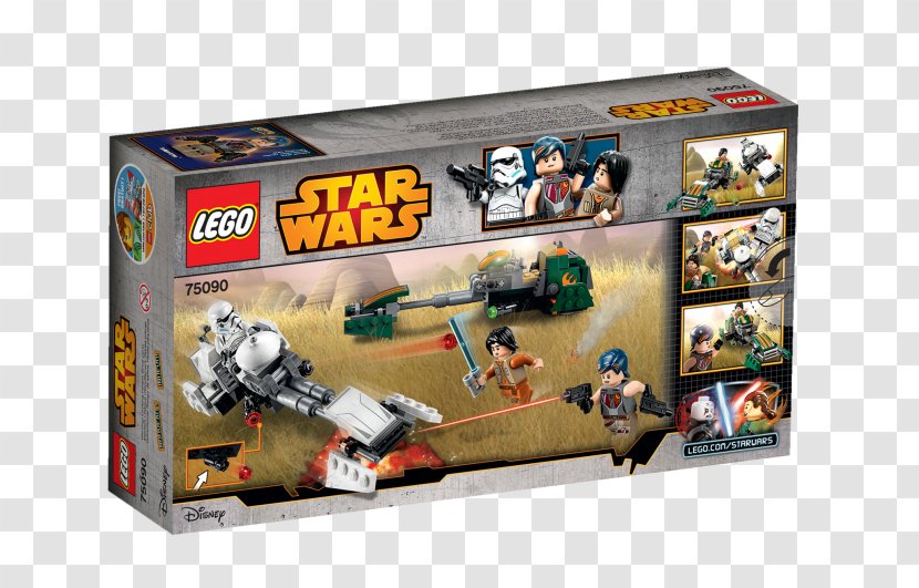 Ezra Bridger Stormtrooper Lego Jurassic World Amazon.com LEGO Star Wars 75090 - Ezras Speeder Bike Toy/SpielzeugSpeeder Transparent PNG